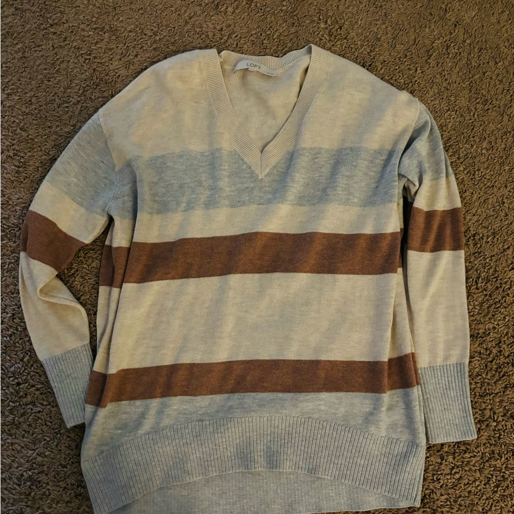 Loft striped sweater
